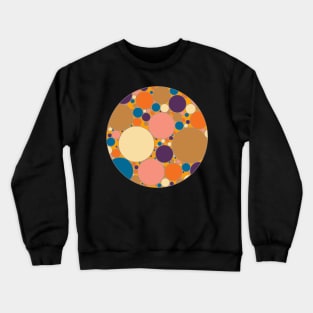 Circles Filled With Warm Summer Colours Crewneck Sweatshirt